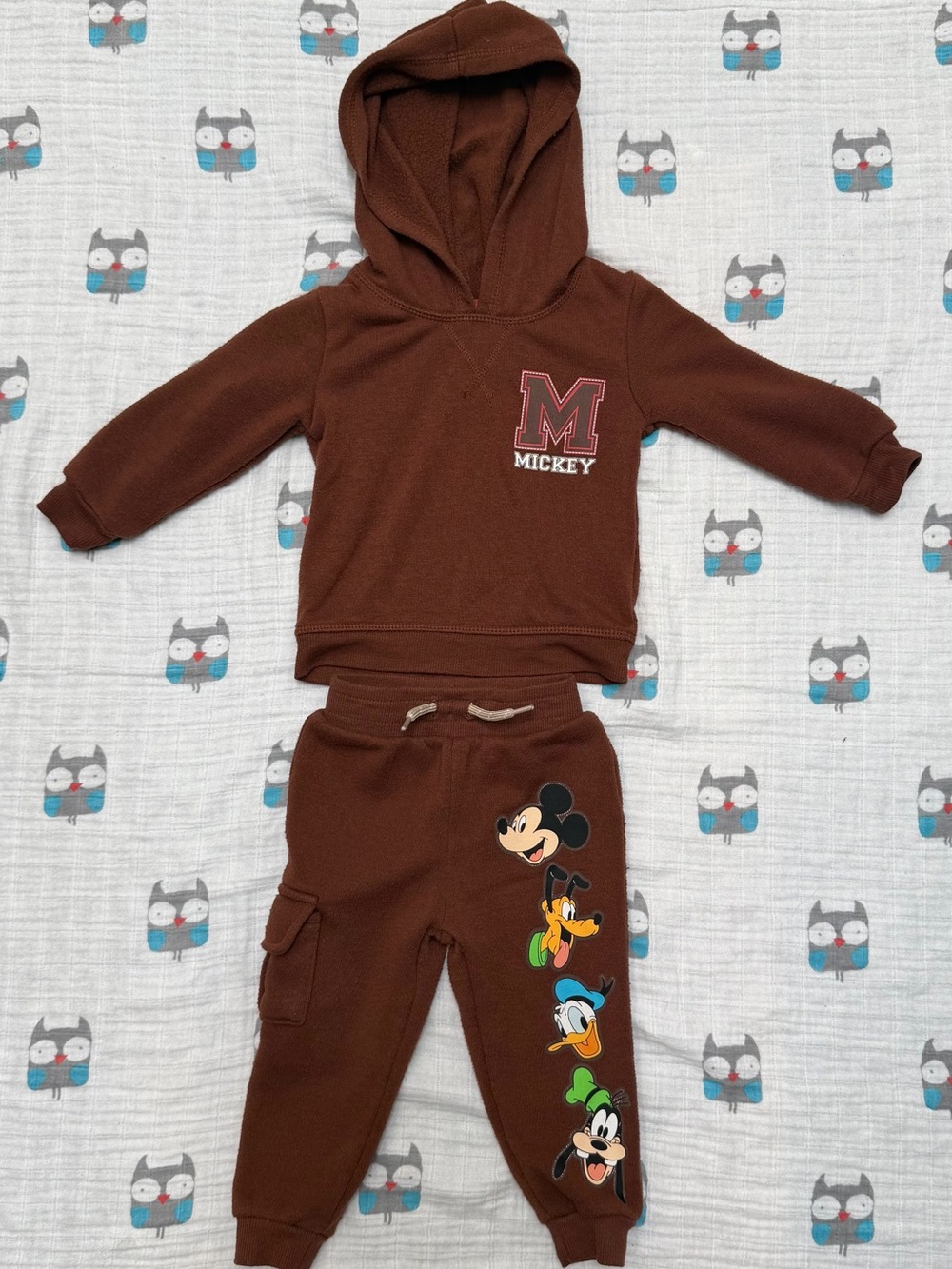 Disney Mickey Mouse Clubhouse Hoodie Jogger Set 12M